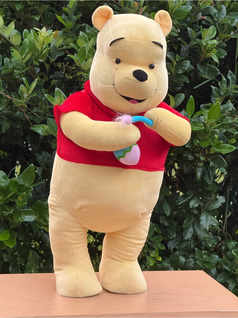 Disney Gemmy Industries Stand-Up Winnie the Pooh Easter Plush